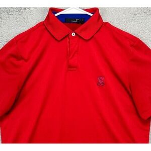 RLX Ralph Lauren Shirt Mens Medium Red Golf Polo Athletic Short Sleeve Rugby Men